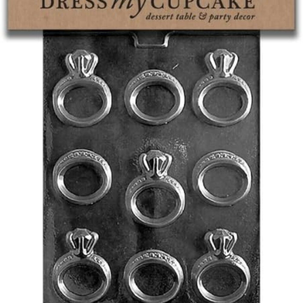 Chocolate Candy Mold, Engagement/Wedding Ring, Wedding - Picture 2 of 2